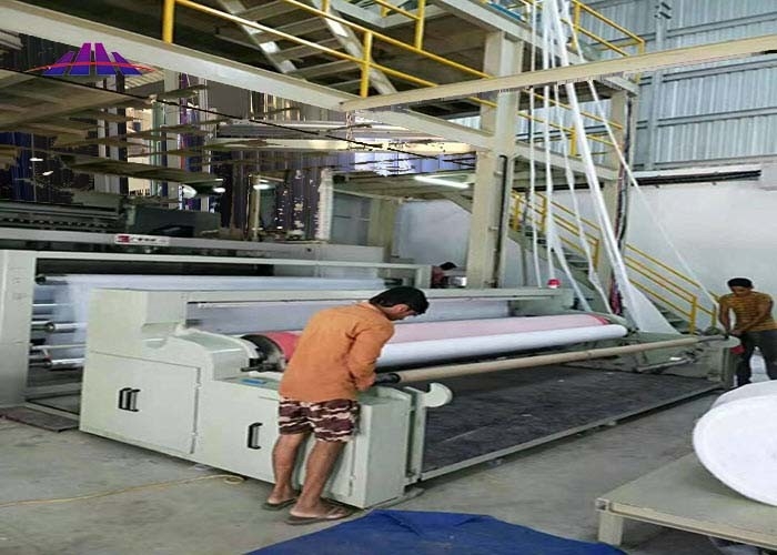 Single Beam PP Spunbond Non Woven Fabric Making Machine High Speed